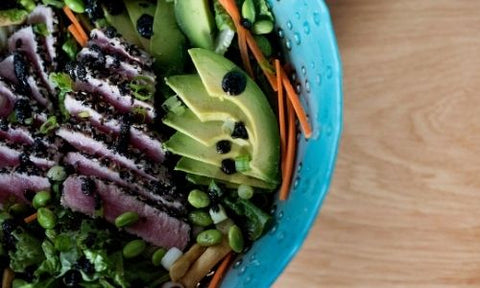 hair loss: healthy bowl of food