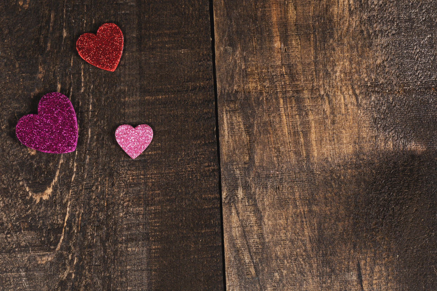 Afrocenchix blog post: 3 Ways to Valentine Differently: pink heart on wooden table