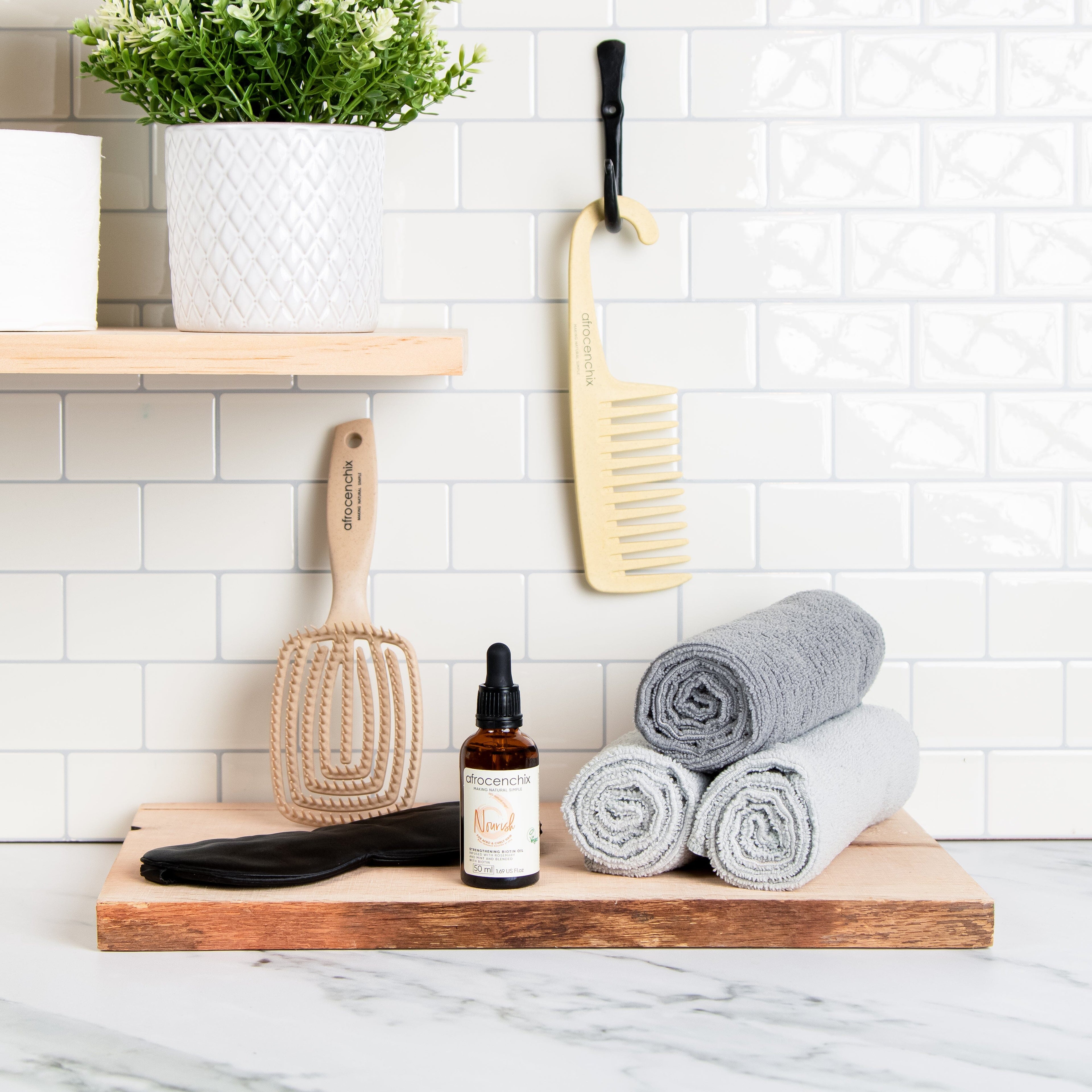 Biodegradable Detangling Wide Tooth Comb