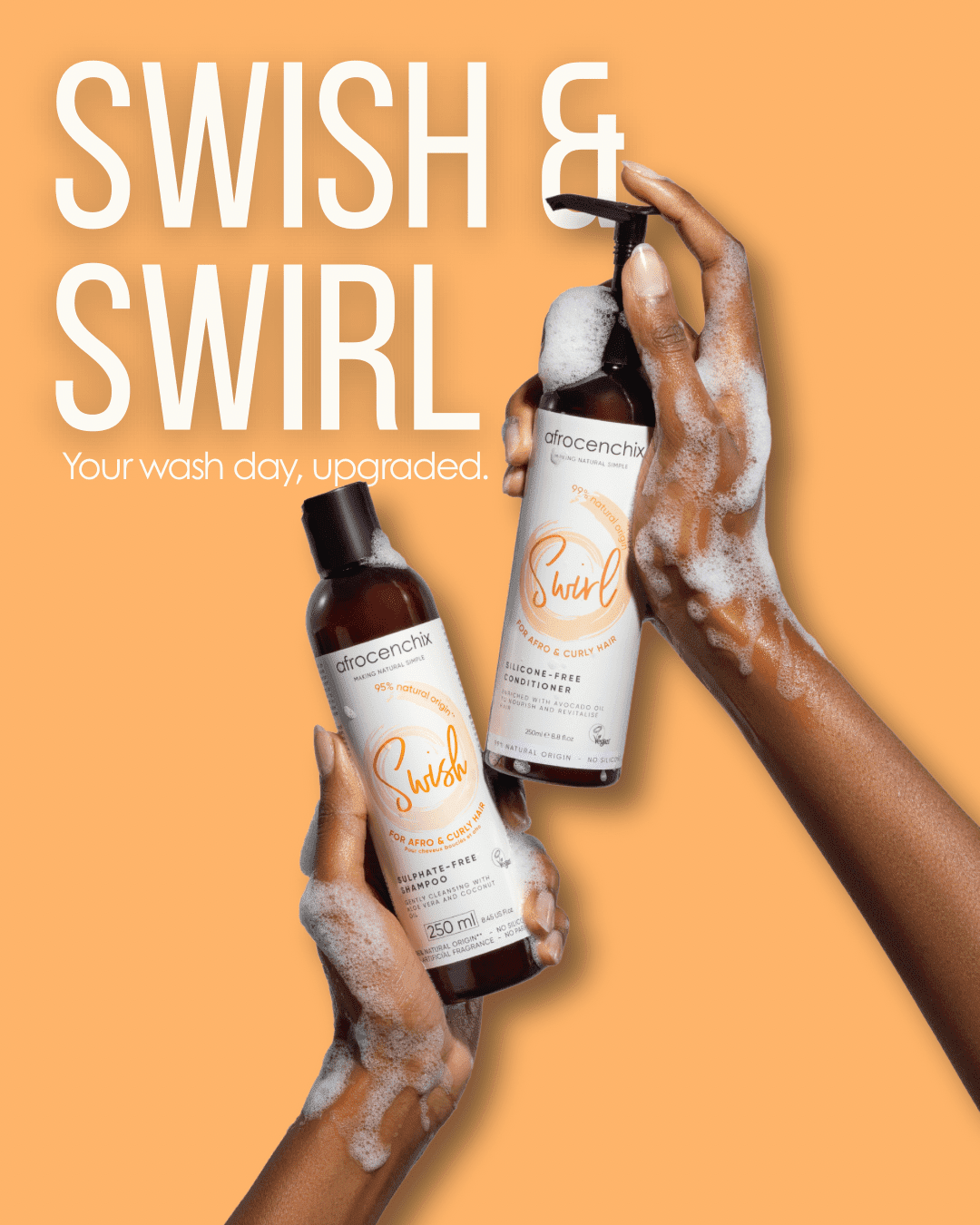 Swish, Swirl and Microfibre Towel Turban Gift Set